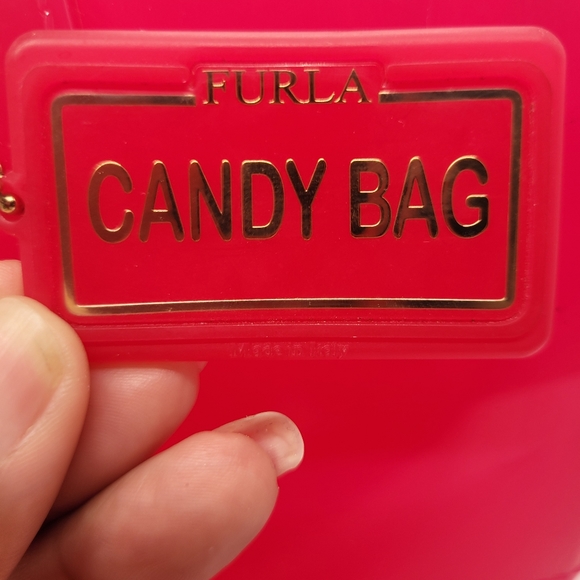 Medium Fuschia Furla Candy Bag - Picture 3 of 16